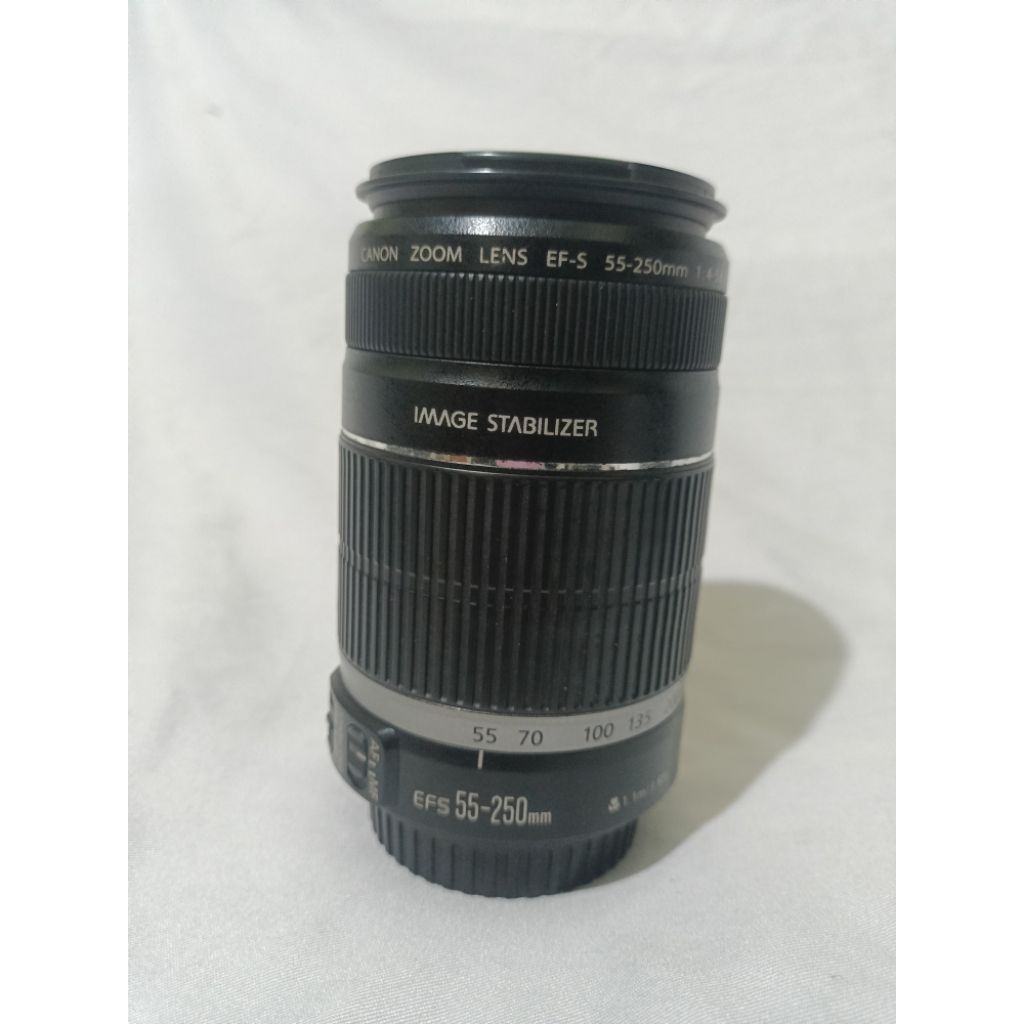 Lensa Tele Canon Efs 55-250 is Second Bergaransi