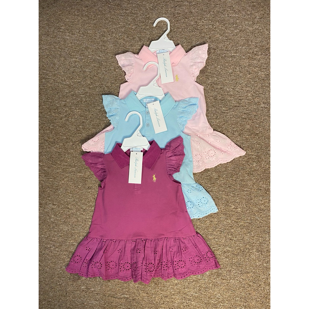 Dress polo anak perempuan Ralph RL premium