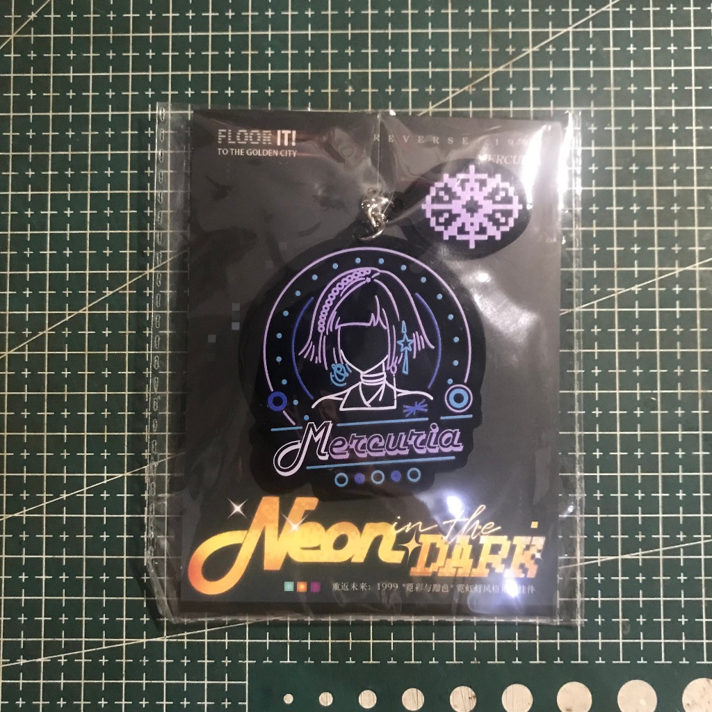 Reverse 1999 - Mercuria Neon Style Keychain [Official Merch]