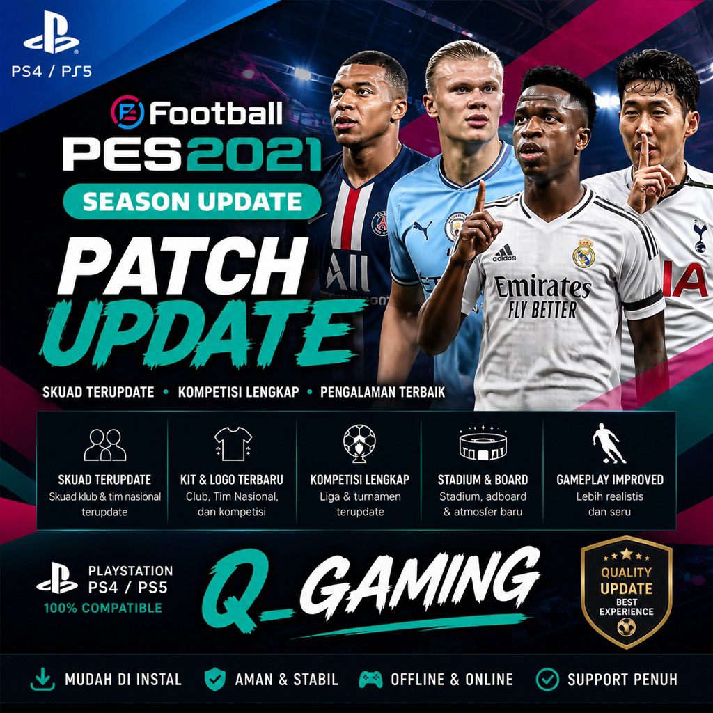 PES 2021 Patch Update PS4/PS5