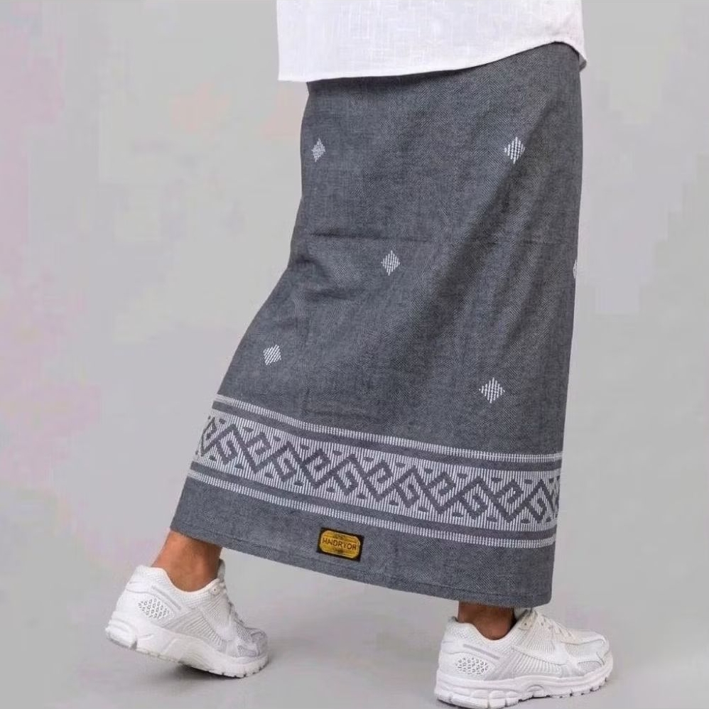 Sarung wadimor bordir pria - Sarung shalat bordir -  Sarung model kekinian