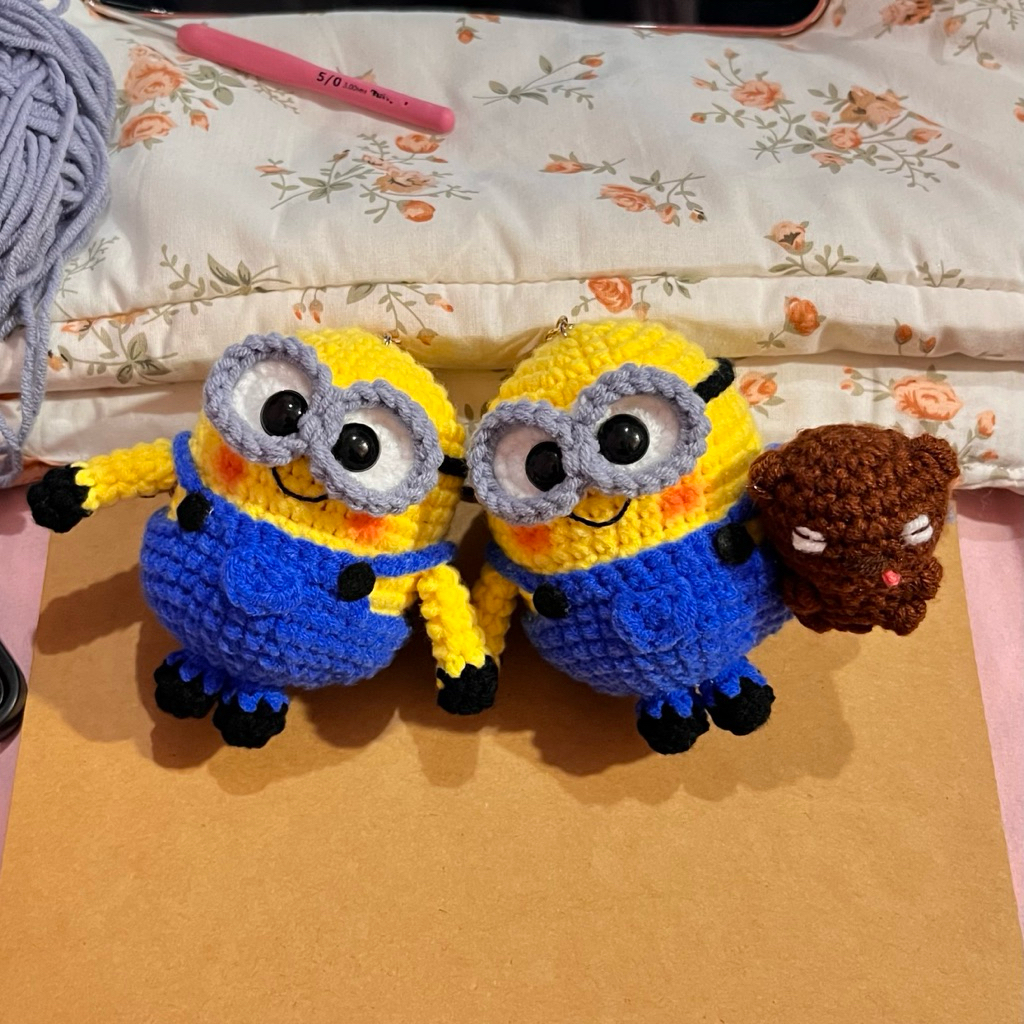 [TOMATOAPPLE] Amigurumi Minion BOB || Boneka rajut Minion Bob