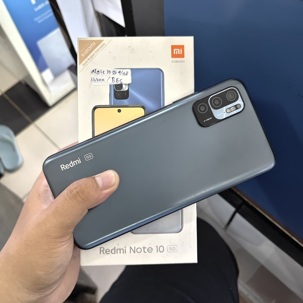 Redmi Note 10 5g 4/128 GB Fullset Second Original