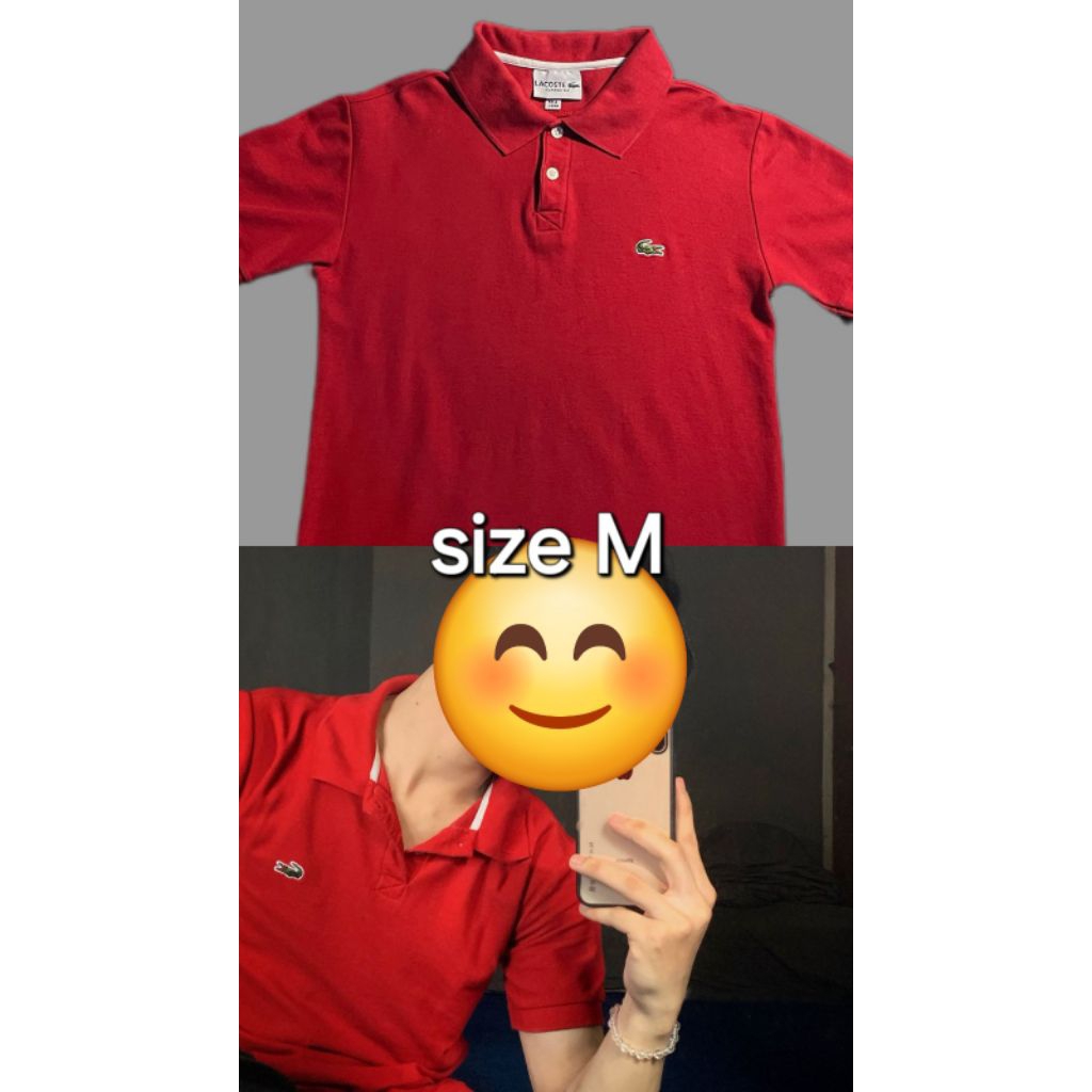 PRELOVED KAOS POLOS PRIA ORIGINAL LACOSTE