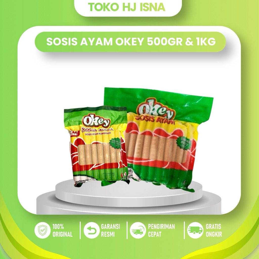 Sosis Ayam OKEY 500gr dan 1000gr