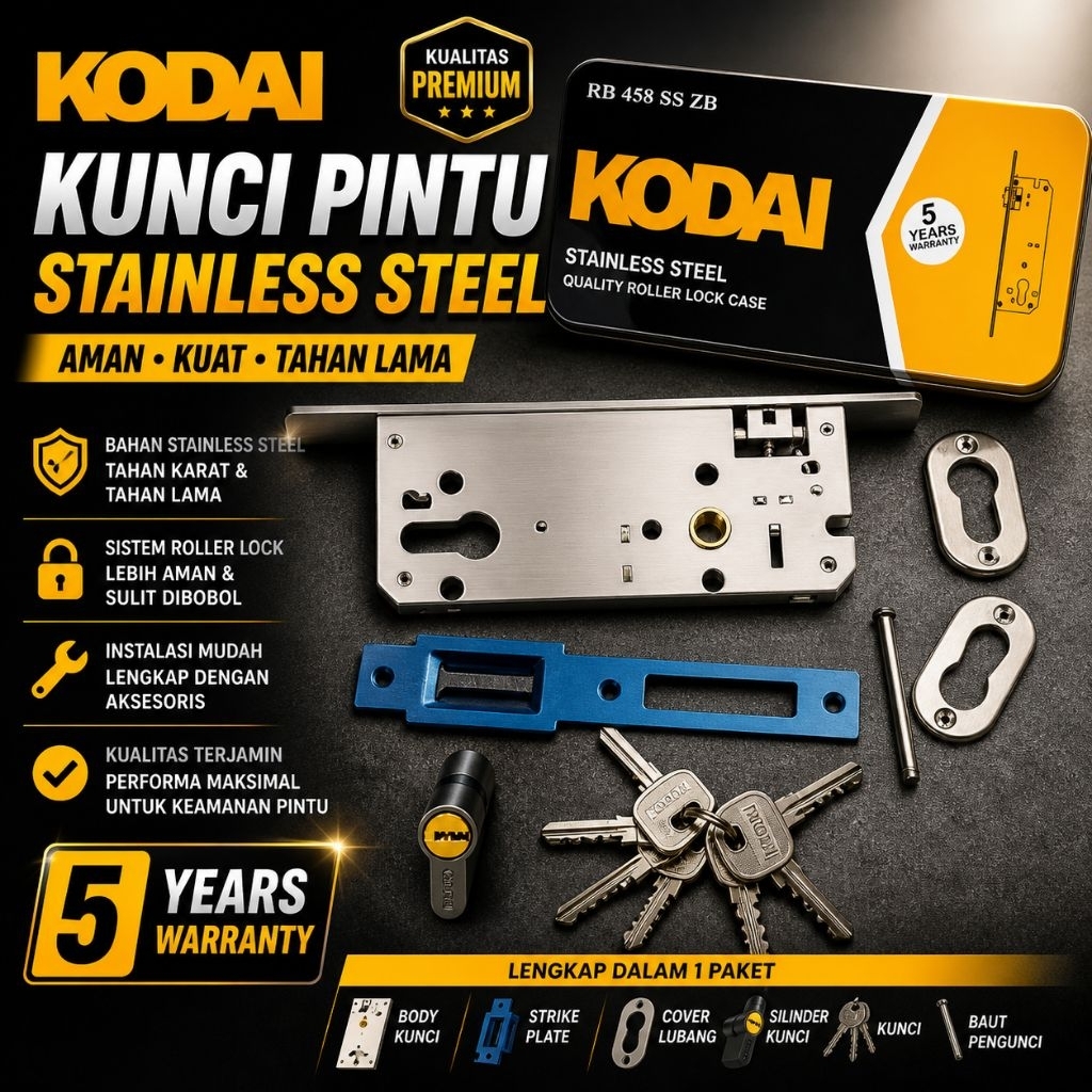 Kodai Body pelor Stainless pintu kupu tarung / bodi pelor stenlis kupu tarung