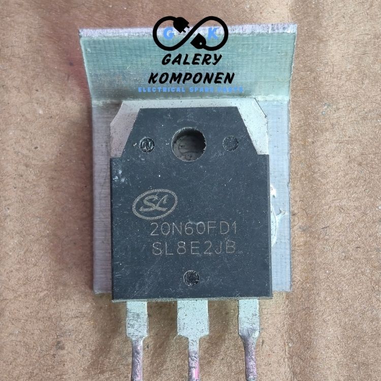 IGBT SL 20N60 SILAN 20A 600V CABUTAN MOSFET POWER SUPPLY SGT20N60FD1PN