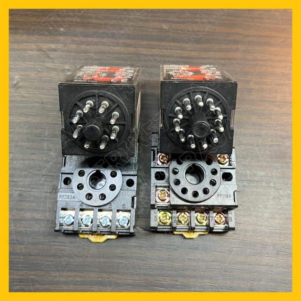 Socket Soket relay 8 pin kaki dan  11 pin kaki