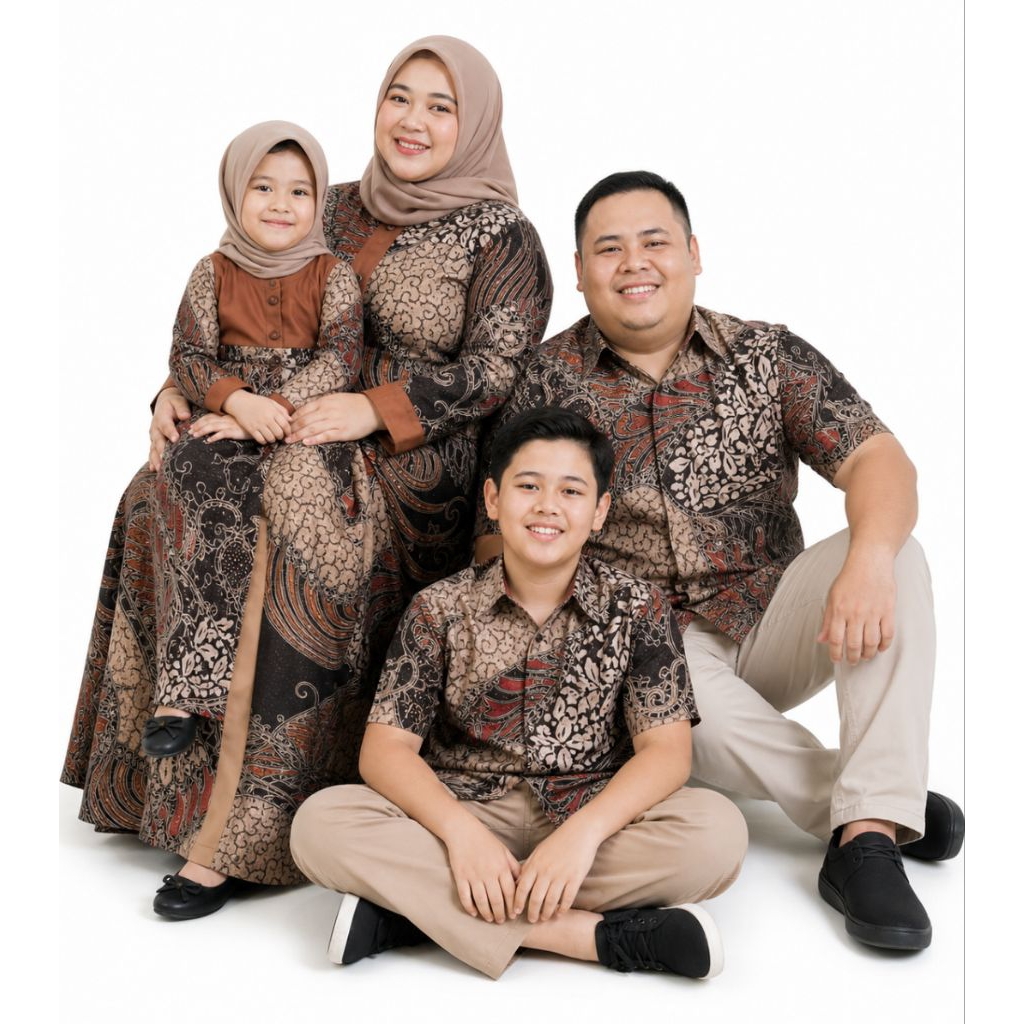 COUPLE SERAGAM BATIK KELUARGA COUPLE GAMIS FAMILY SERAGAM KELUARGA GAMIS BAJU SERAGAM MUSLIM