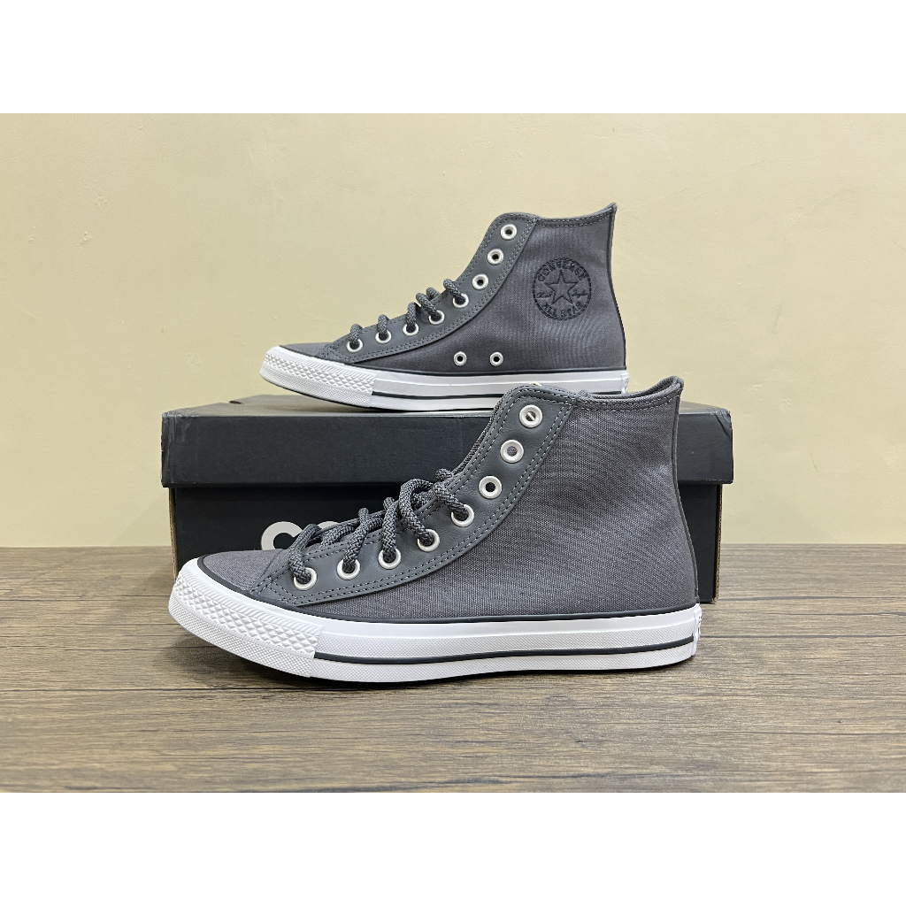 Sepatu casual sneakers Converse CTAS Hi Dark Matter Black White A09514C Original