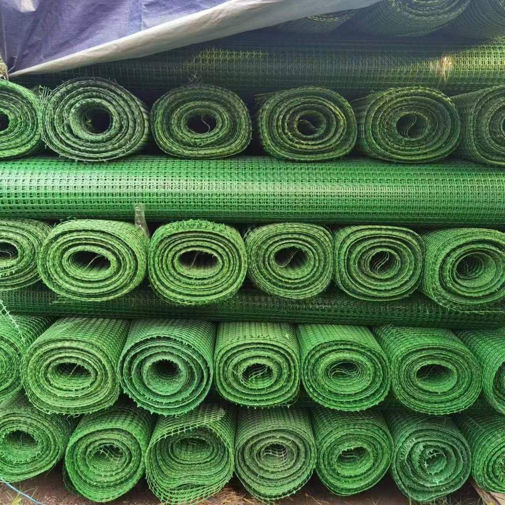 mesh lubang kotak 2x50 meter ram plastik kawat jaring slat alas lantai pagar ruangan ternak kandang 