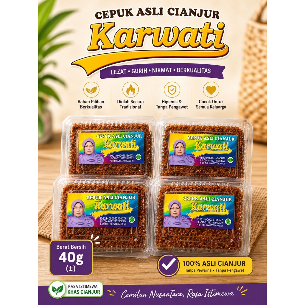Gepuk Ayam Basah Karwati Asli Cianjur Mika