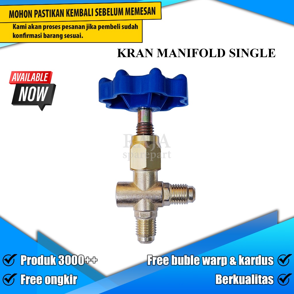 KMS MANIFOLD KRAN / SINGLE MANIFOLD / KRAN MANIFOLD SINGLE