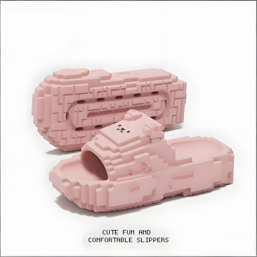 Sendal Unisex Anak Empuk Anti Slip Minecraft-MC