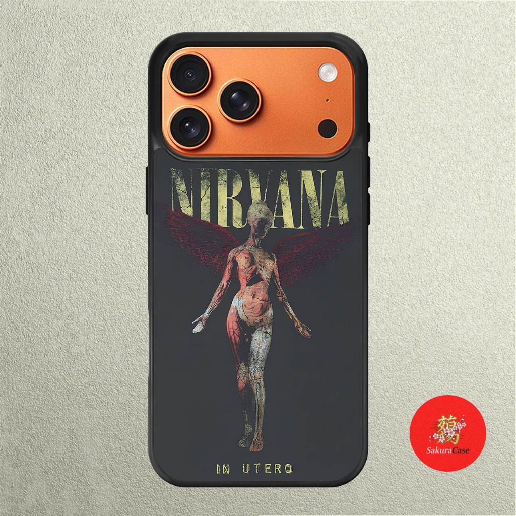 iPhone Case 17 16 15 14 13 12 11 X XR Xs 8 7 6 5 Plus Pro Max Air Softcase NIRVANA in Utero