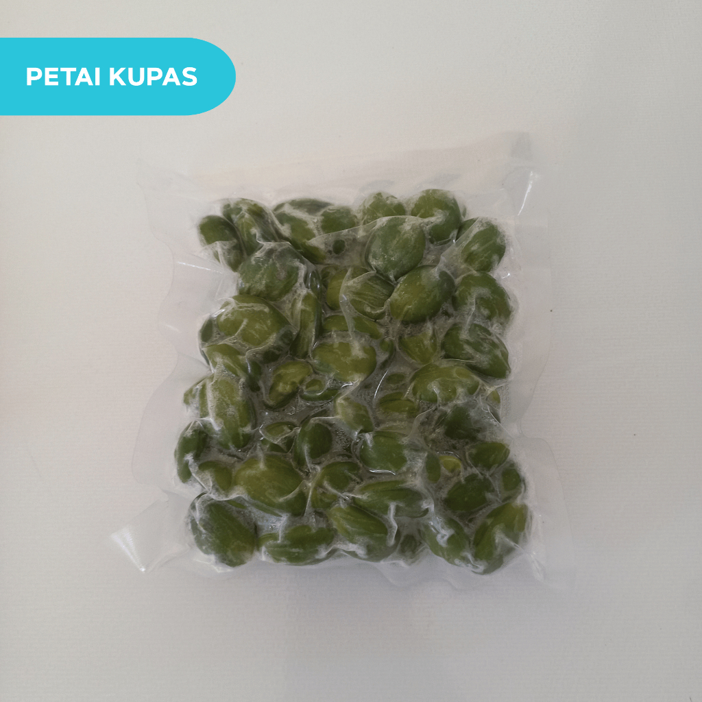 Petai kupas 200 gram pete kupas fresh frozen segar