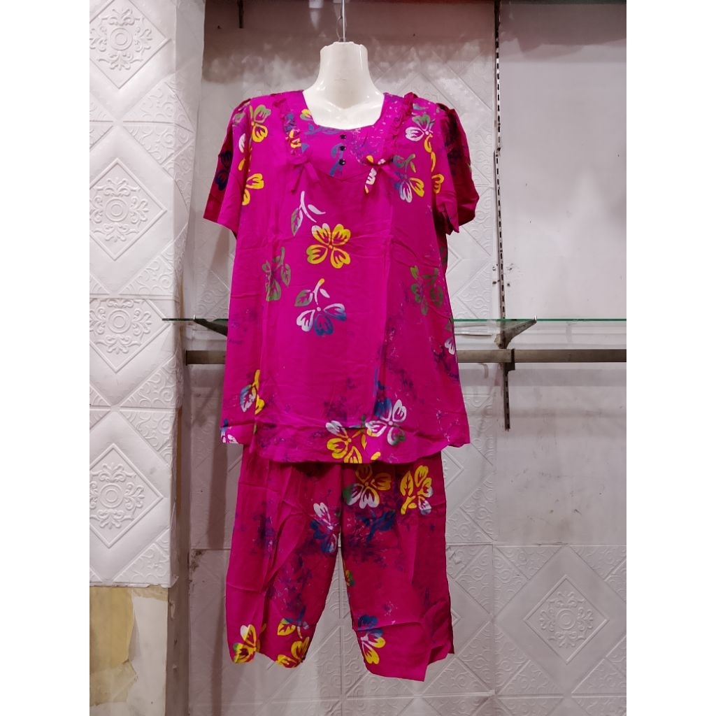 STELAN ALVIN BATIK CETAK  DEWASA CELANA 3/4