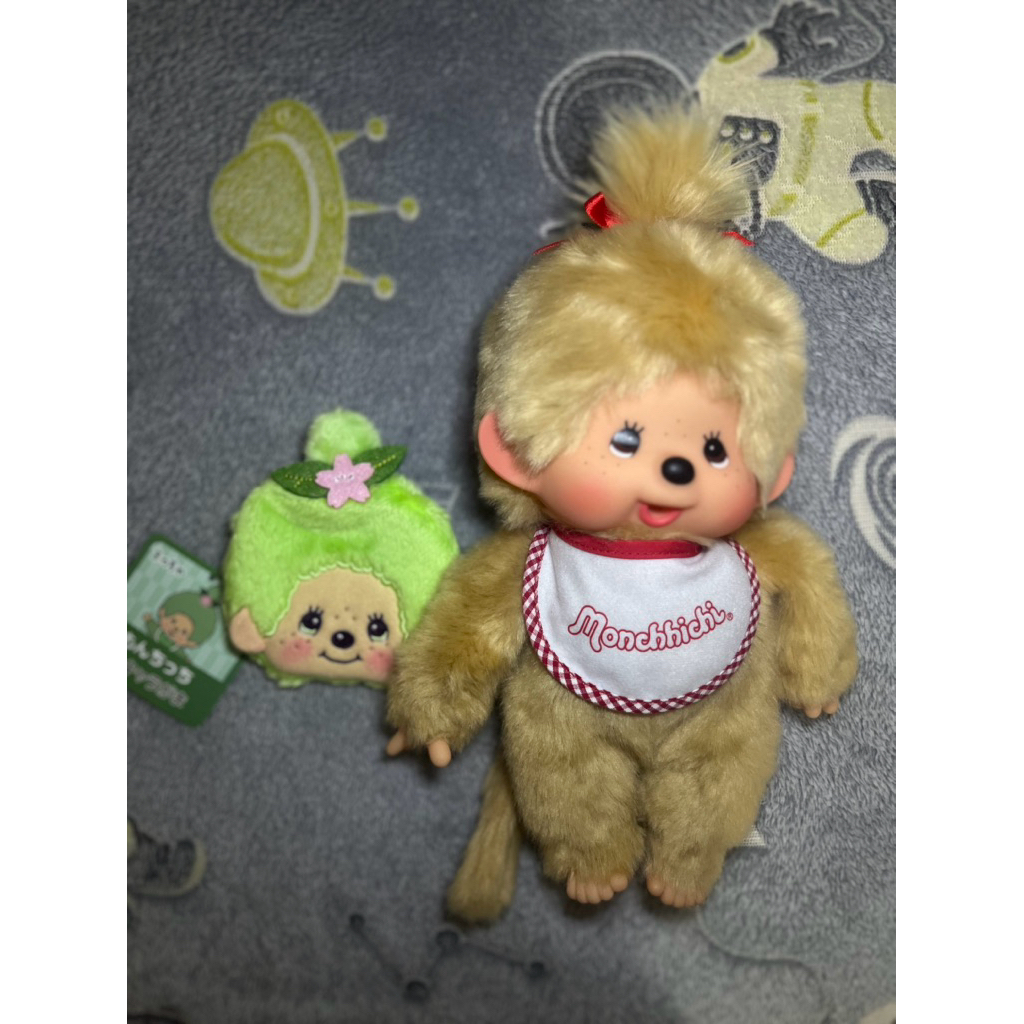 Monchhichi Pouch & Monchhichi M beige girl