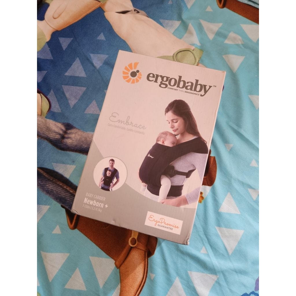 Ergobaby Embrace Pure Black ORIGINAL