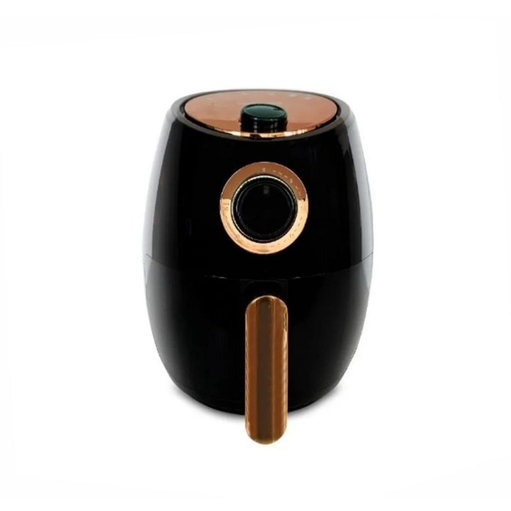 Air Fryer LocknLock Air Fryer 2L Black Rosegold EJF126BMNC / Menggoreng Tanpa Minyak - Air Fryer 2 L