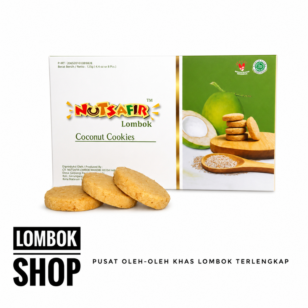 Kue Kelapa Nutsafir Cookies Khas Lombok