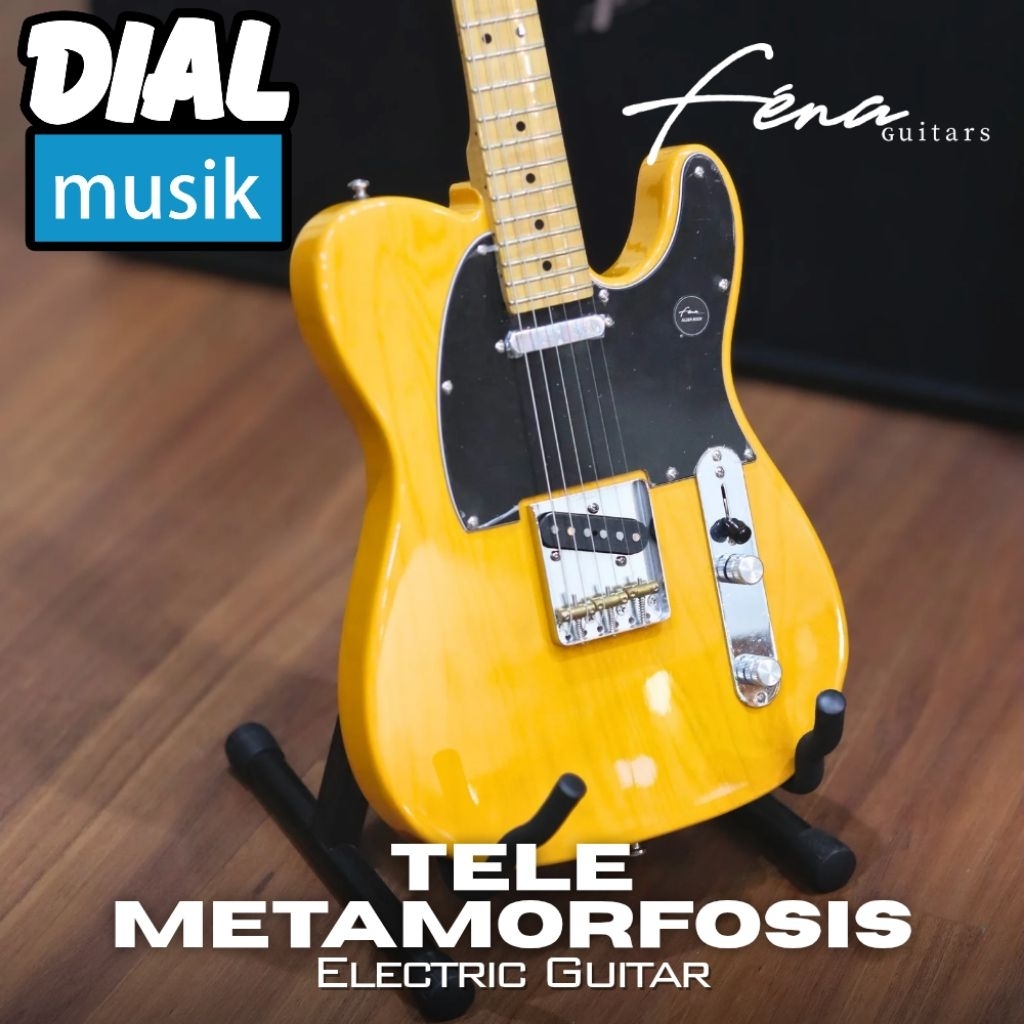 Fena Metamorfosis Telecaster Guitar Electric Butterscotch  - Gitar Elektrik Fena Original