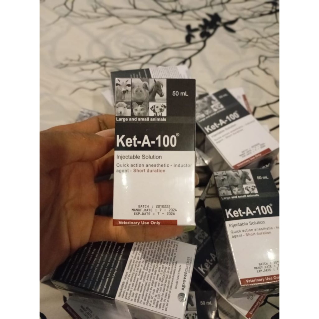 Ket-A-100 Obat Hewan 50 ml Injection