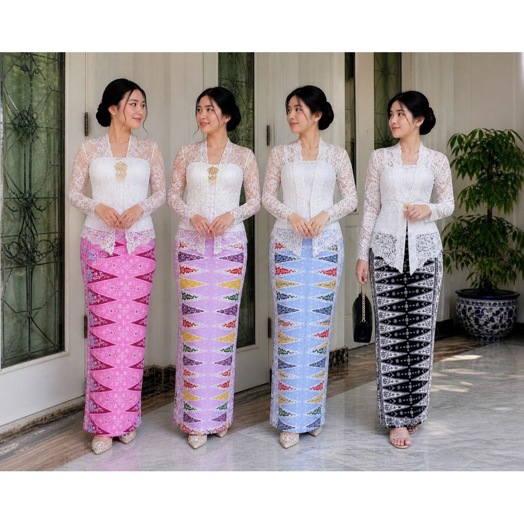 Bawahan Kebaya Encim Rok Kebaya Encim Lembut Adem All Size Classic