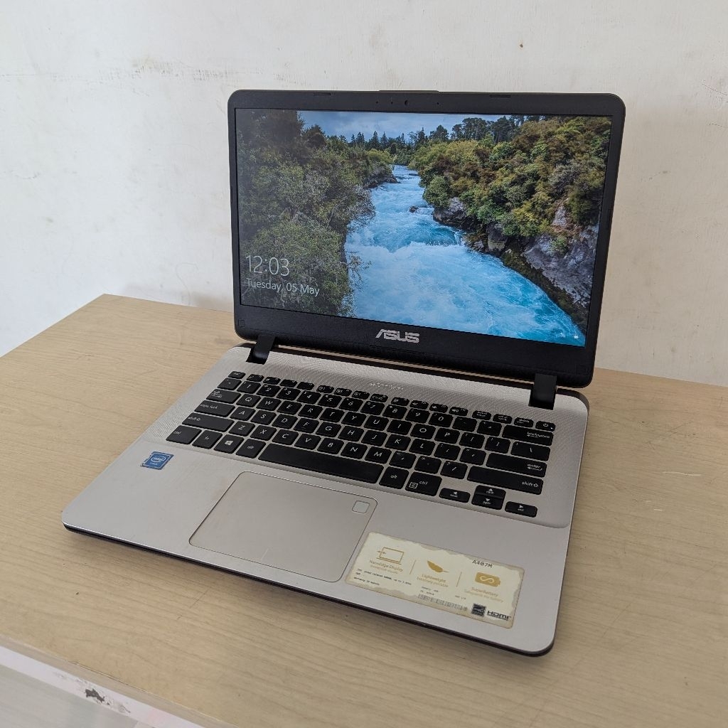 SLIM ASUS A407m RAM 8 SSD  - LAPTOP SECOND - LAPTOP BEKAS
