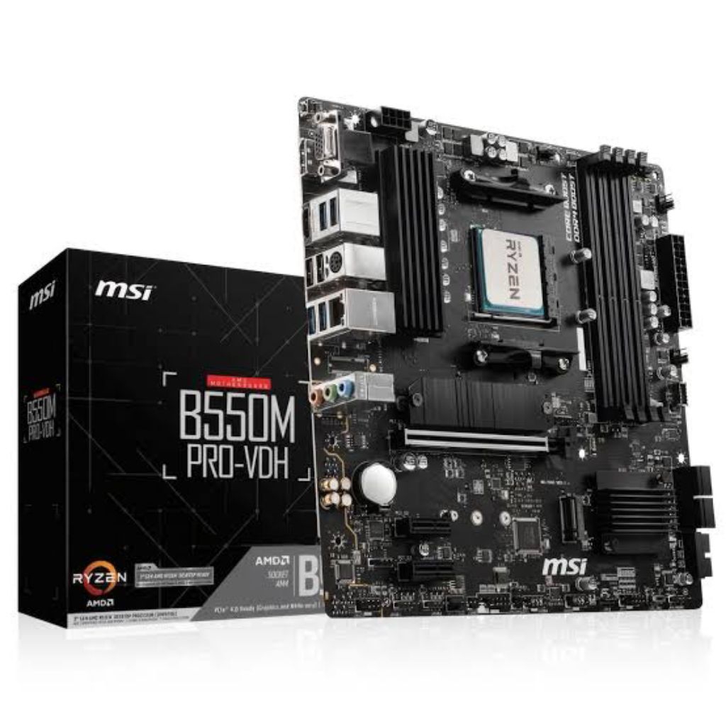 Msi b550m pro vdh / msi b550m a pro baru garansi 3 tahun