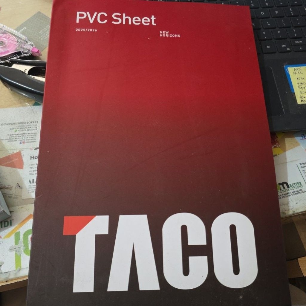 Katalog buku sampel taco pvc sheet dan eco sheet 2025 2026