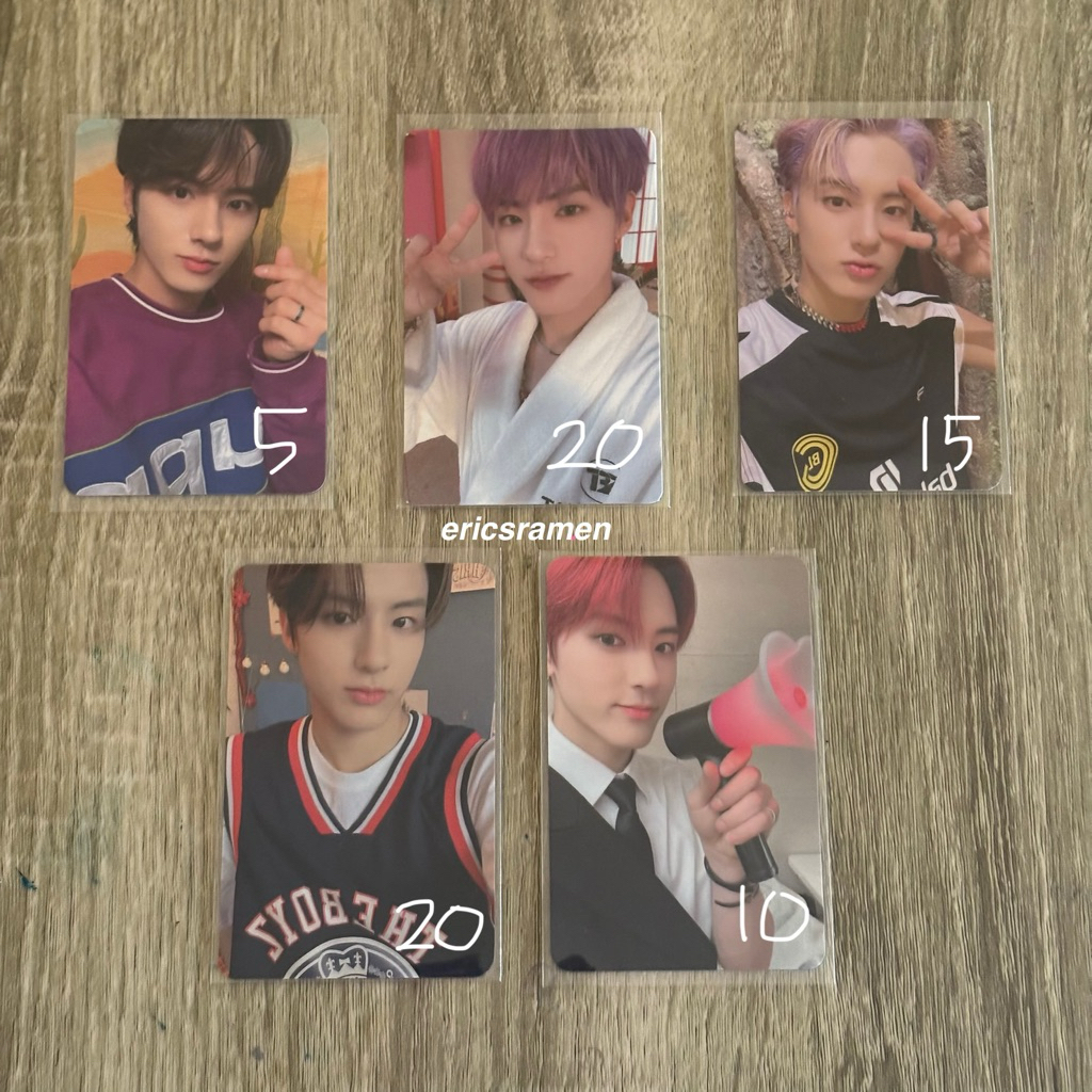 ERIC THE BOYZ PHOTOCARD PC OFFICIAL THRILL RIDE CHRISTMASSY LIGHTSTICK DEOBIBONG MEMBERSHIP GEN KIT
