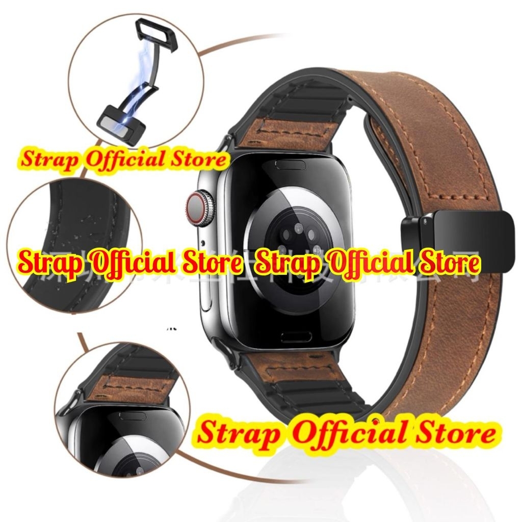 Strap Silicone Tali Magnetic Kulit Smartwatch Olike Meta S1/Olike Meta S11ATM/Olike Meta S1 Lite/Oli
