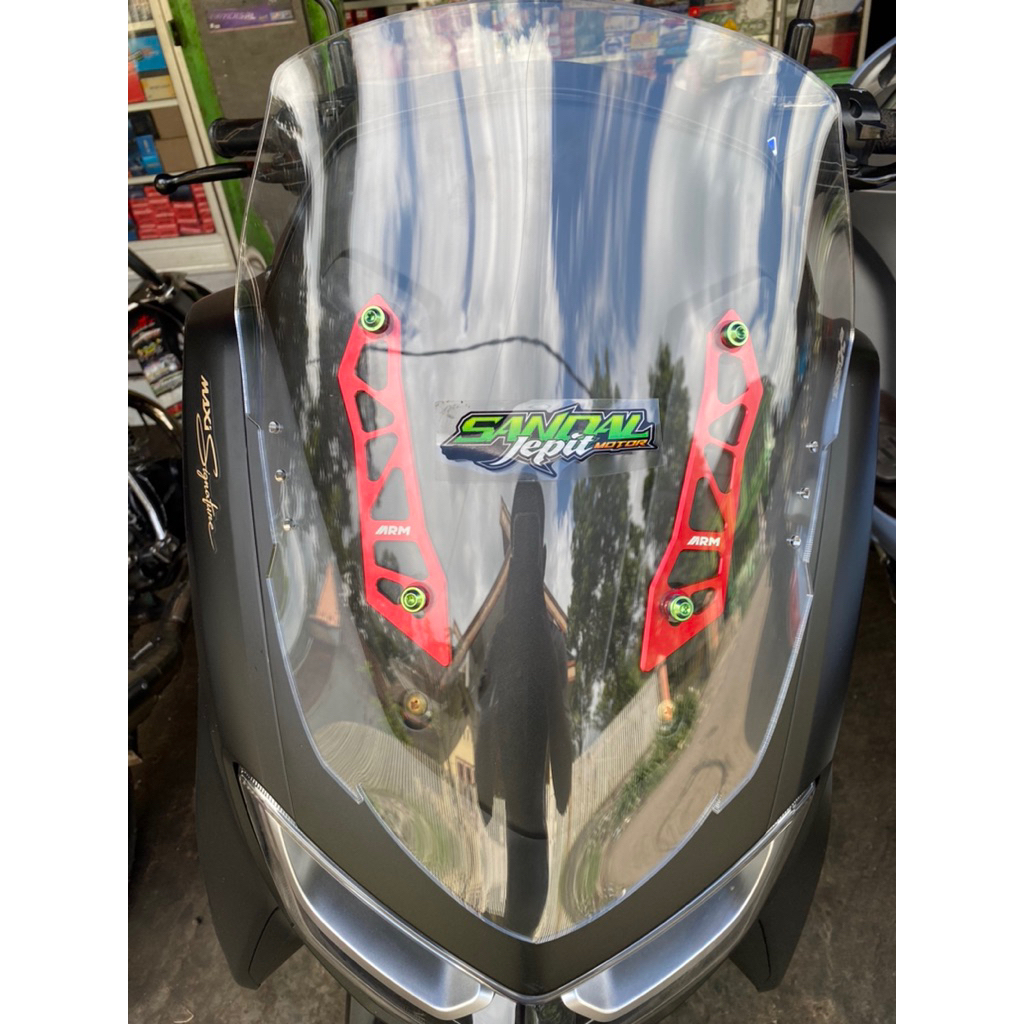 4 BAUT TITANIUM VISON NMAX NEW NMAX OLD NMAX NEO BAUT TITANIUM M5 BAUT TITANIUM VISOR DEPAN NMAX NEW