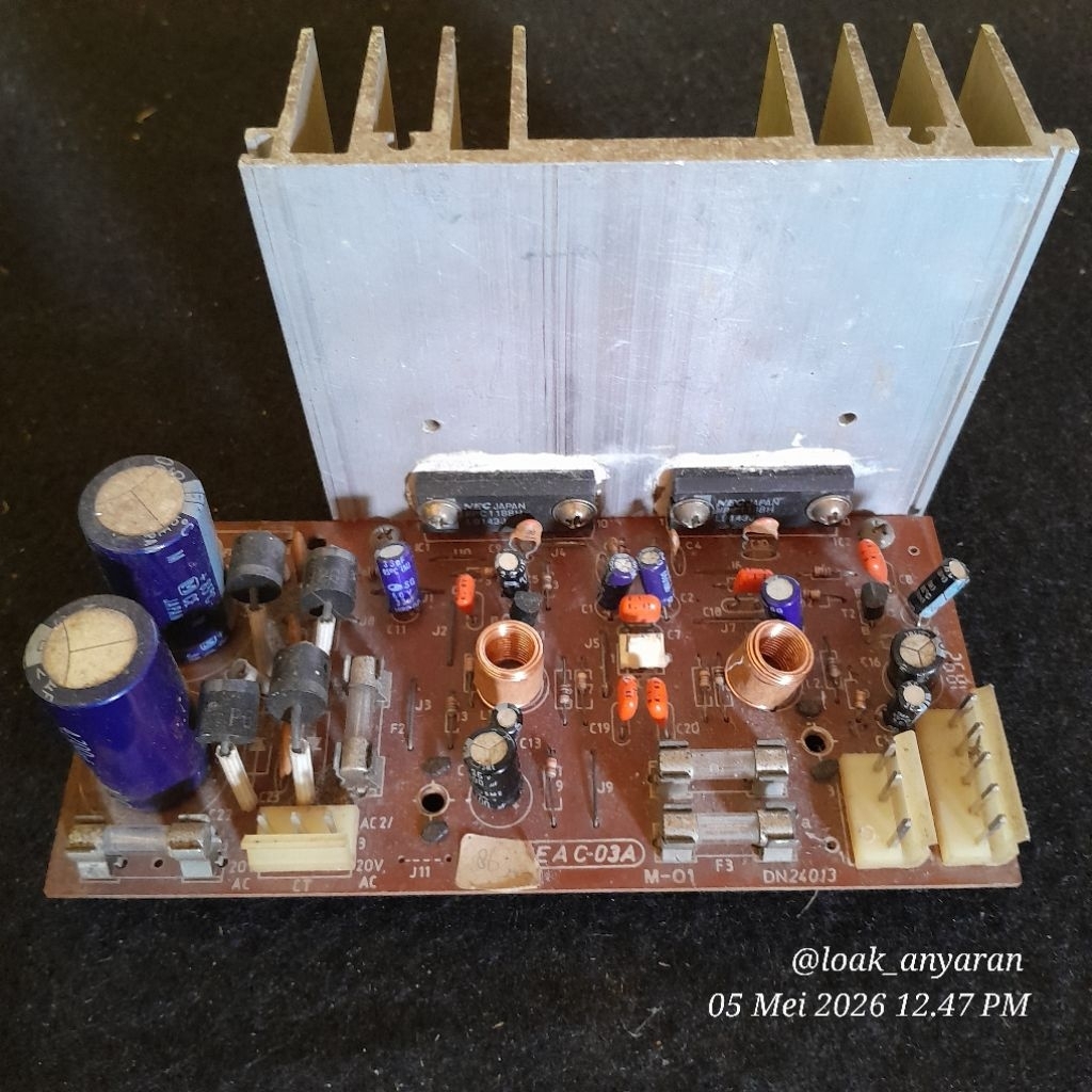 Kit Power AmplifierPolytron Big Band BB435 IC UPC1188H Original