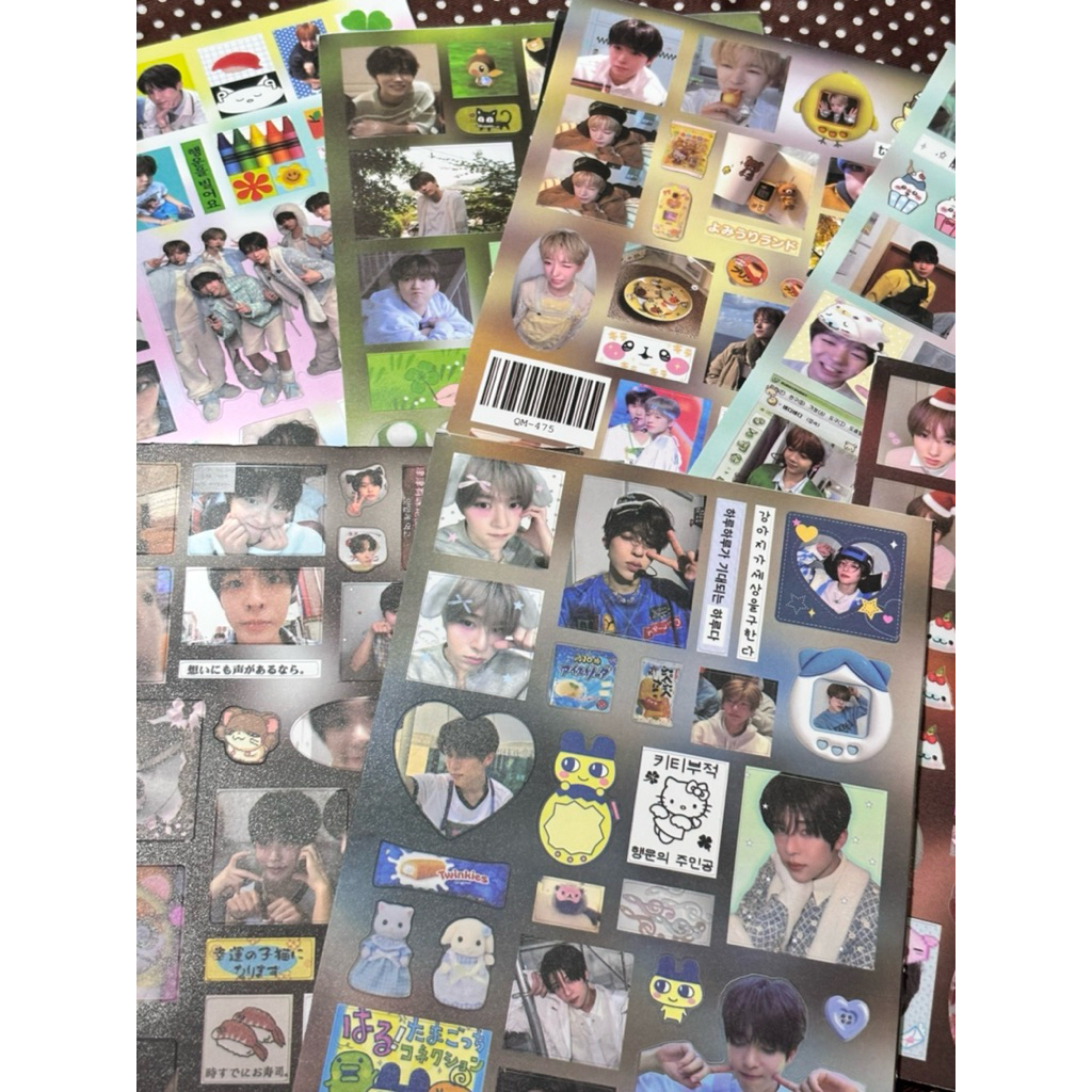 NCT WISH-Stiker Kpop Lucu Aesthetic Idol Korea Sticker Pack Vinyl Waterproof Dekor Laptop HP Scrapbo