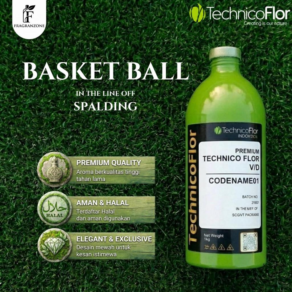 TFI - TechnicoFlor Indonesia - Bibit Parfum Murni | BASKET BALL - Searah spalding | Kemasan Segel Pa