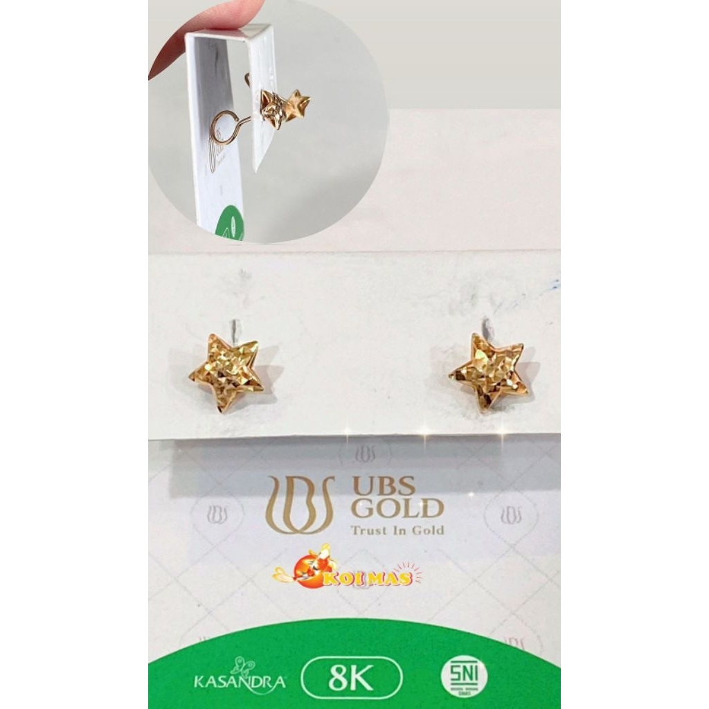 Anting Emas Tauge Toge