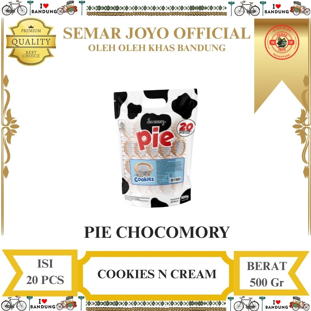 Pie Chocomory Isi 20 | Oleh Oleh Khas Bandung