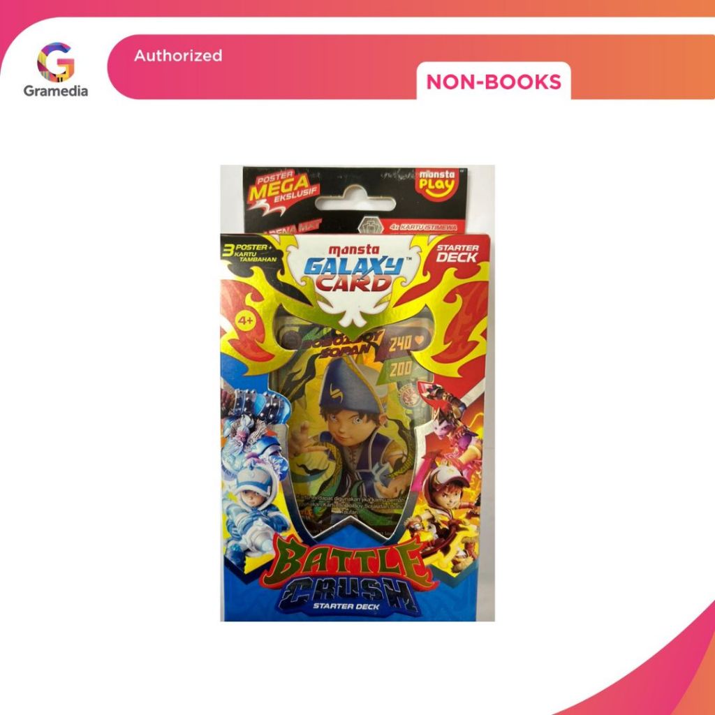 Gramedia Bogor - Boboiboy Starter Deck Battle Crush