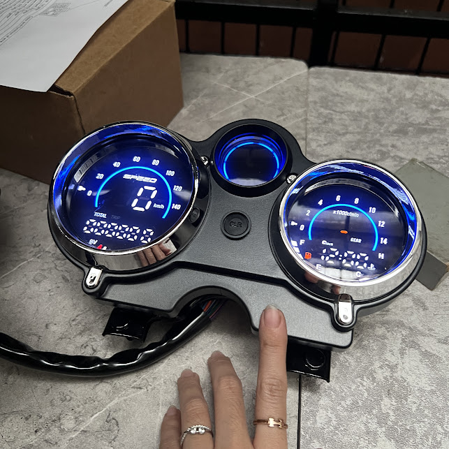 Speedometer Digital Ninja R SS Spidometer Ninja KR Digital Dus Coklat