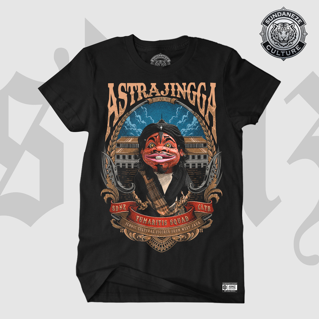 Kaos Wayang Golek CEPOT /ASTRAJINGGA | Kaos Budaya Sunda Premium | Baju Distro Pria