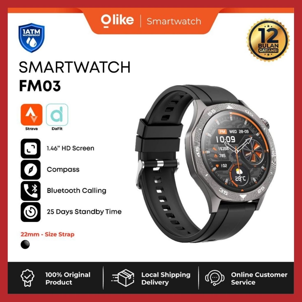 OLIKE FM03 SMART WATCH TARNISH