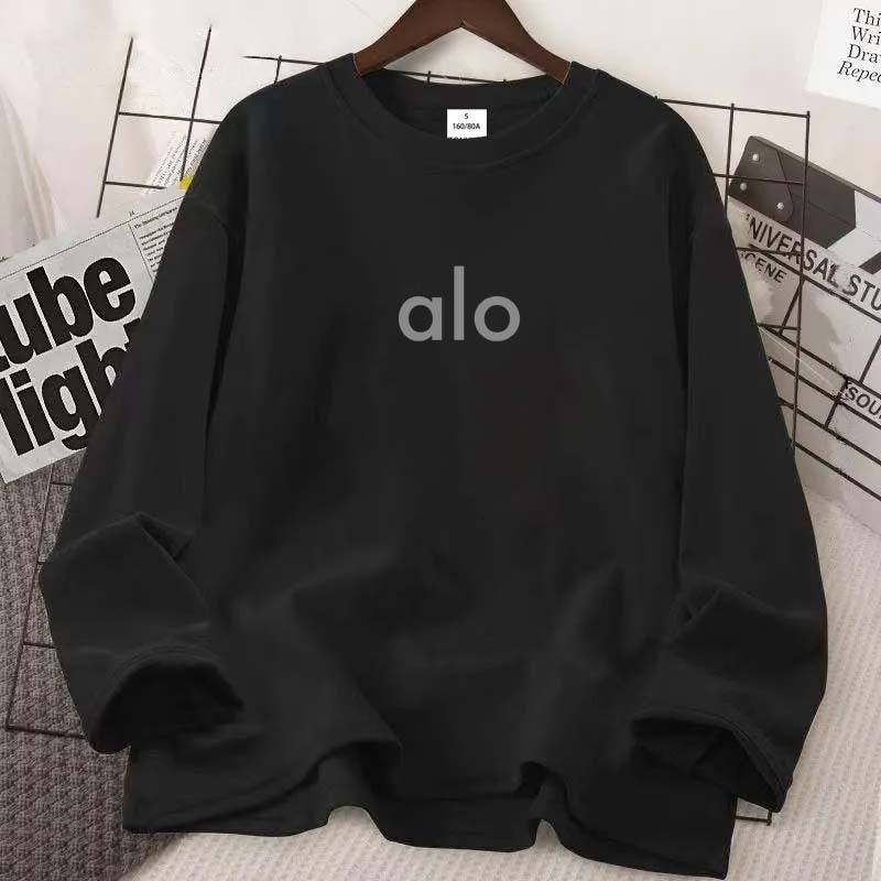JJ.STORE Kaos Lengan Panjang Hitam Oversize Minimalist Logo Viral TikTok Kekinian Lengan panjang baj