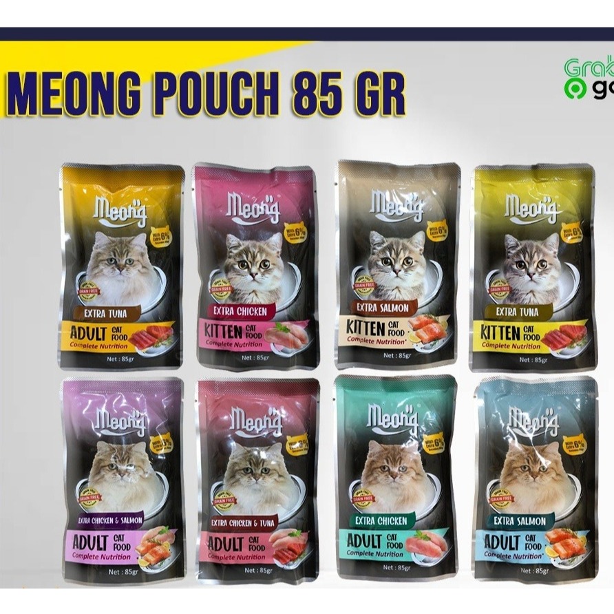 Makanan Basah MEONG Pouch 85gr