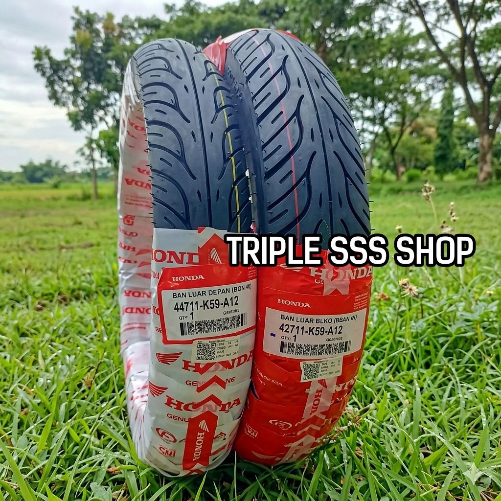 BAN LUAR AHM FEDERAL HONDA 80/90-14 DAN 90/90-14 TUBLES TUBELESS