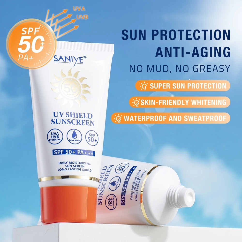 SANIYE Sunscreen SPF 50 PA++ Professional Skin Whitening Tahan Lama Waterproof Sunblock Ramah Kulit 