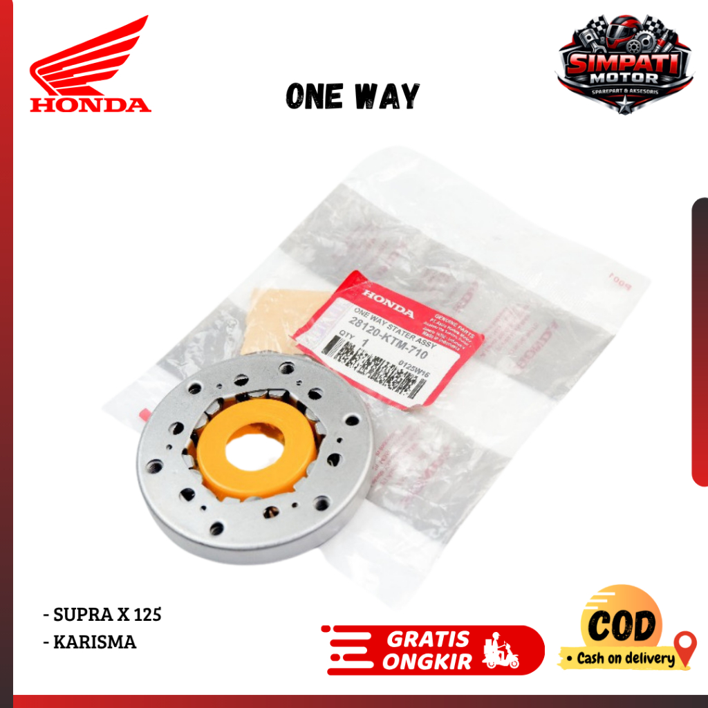 One Way Supra X 125 - One Way Karisma - KTM Simpati Motor Part