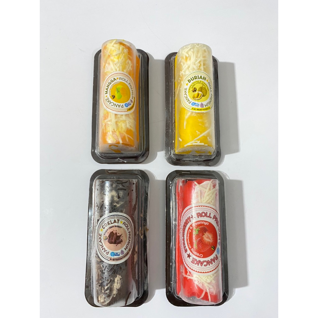 Pancake Durian Roll | Durian | Mangga | Strawberry | Coklat Best Seller