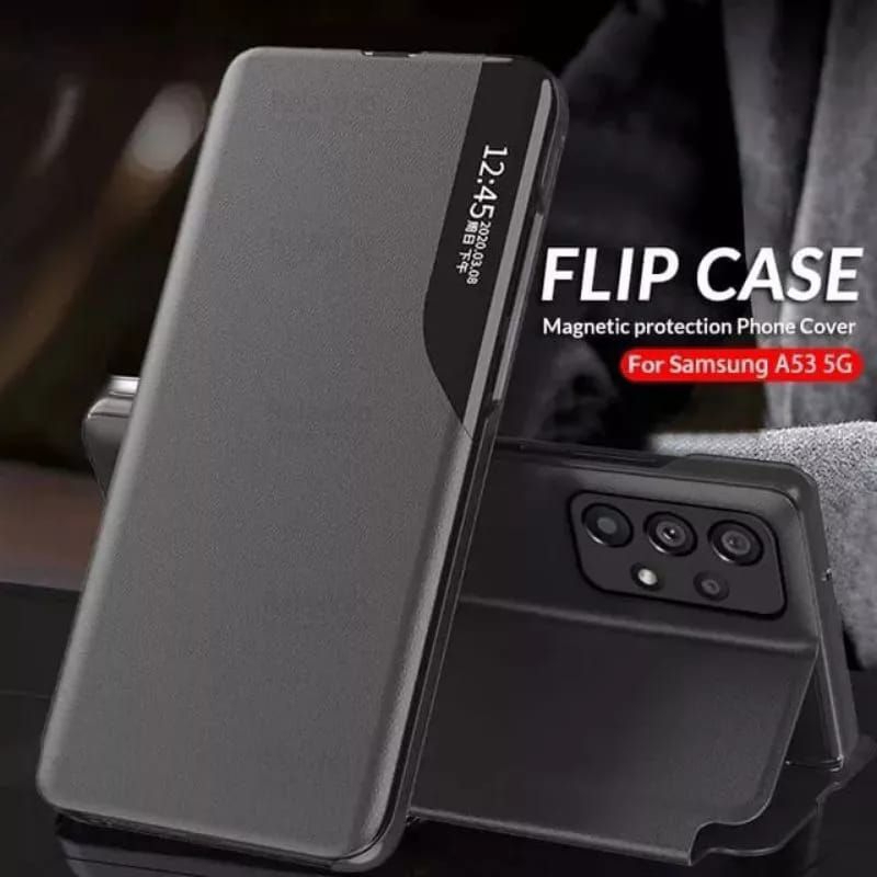[ Vivo X60 / X60 Pro Smart View Bracket Window Case Leather Flip Case